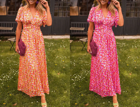 Olivia Bloom | Women's vintage floral dress
