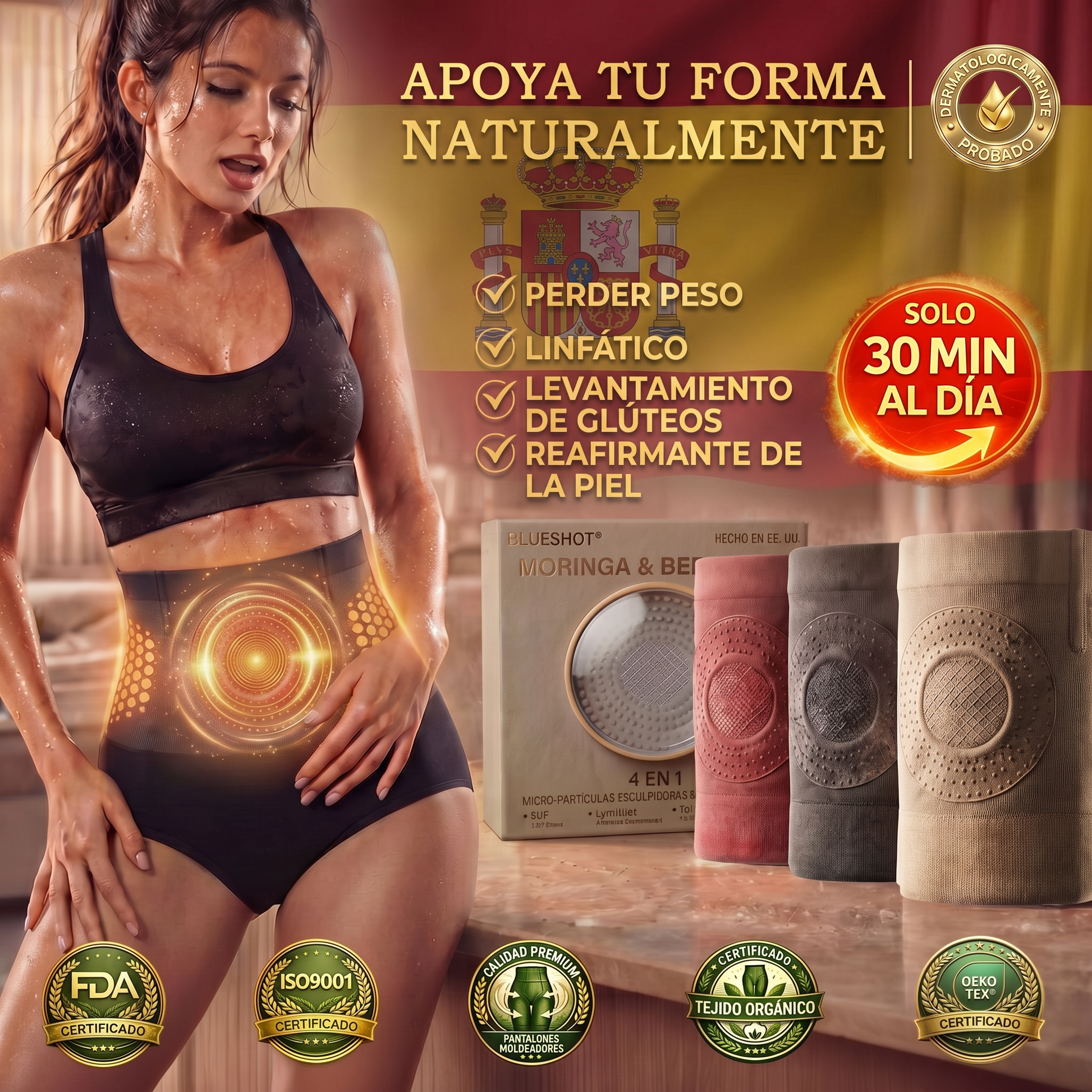 Shorts para pérdida de peso Shapefit • Resultados visibles
