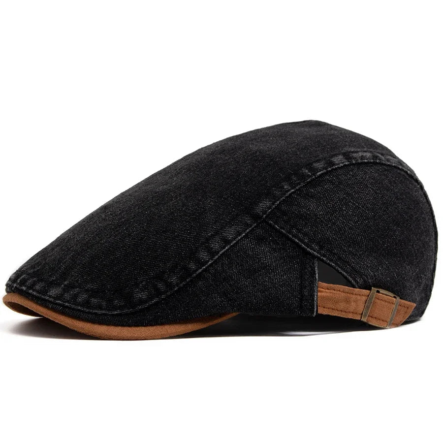 Theo™ | Premium Denim Flat Cap – Timeless Style & Everyday Comfort.