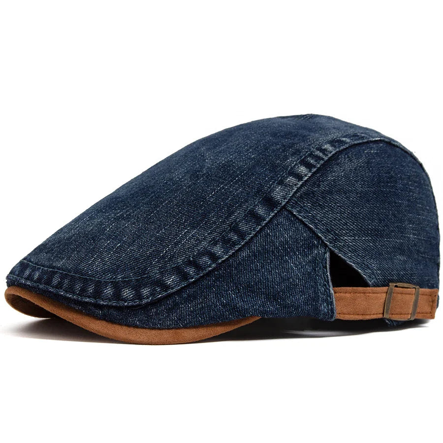 Theo™ | Premium Denim Flat Cap – Timeless Style & Everyday Comfort.