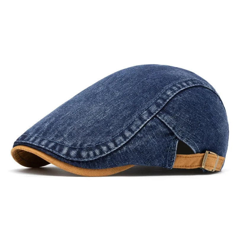 Theo™ | Premium Denim Flat Cap – Timeless Style & Everyday Comfort.