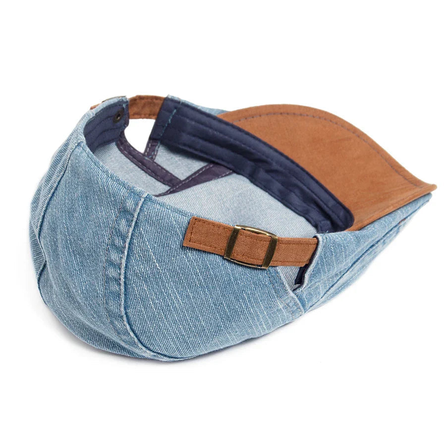 Theo™ | Premium Denim Flat Cap – Timeless Style & Everyday Comfort.