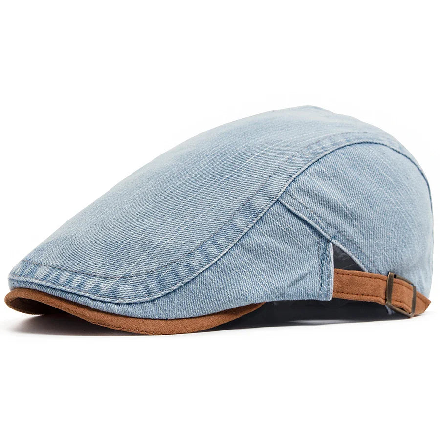 Theo™ | Premium Denim Flat Cap – Timeless Style & Everyday Comfort.