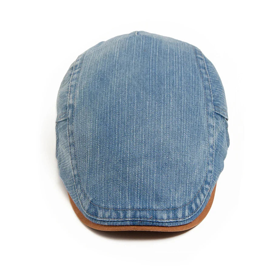 Theo™ | Premium Denim Flat Cap – Timeless Style & Everyday Comfort.