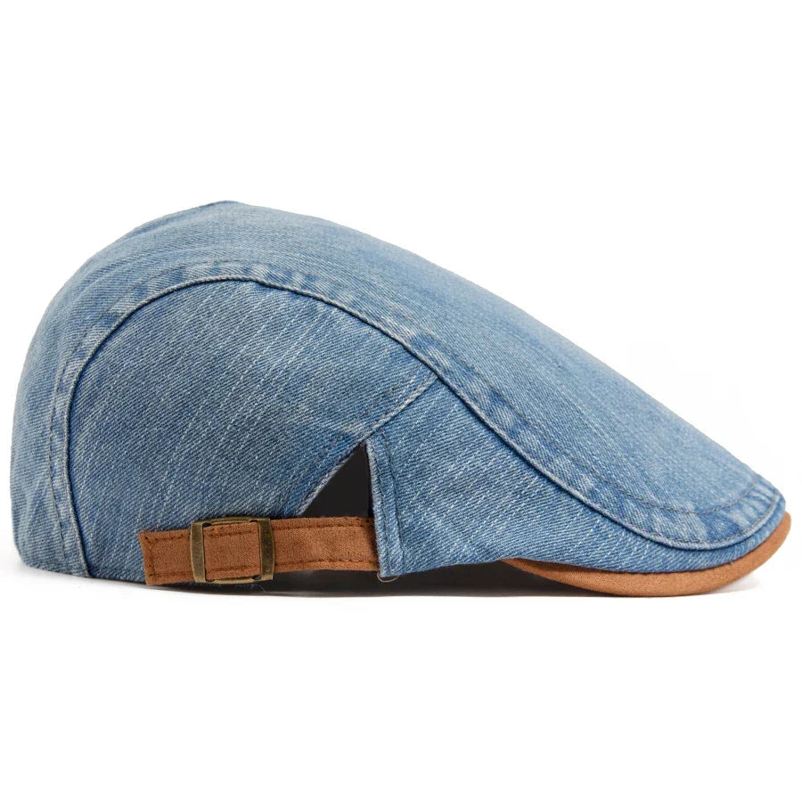 Theo™ | Premium Denim Flat Cap – Timeless Style & Everyday Comfort.