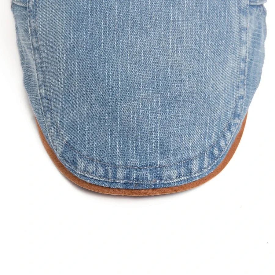 Theo™ | Premium Denim Flat Cap – Timeless Style & Everyday Comfort.