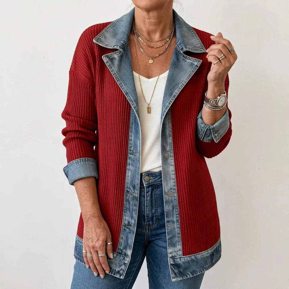 Margaret | Mixed Denim Jacket